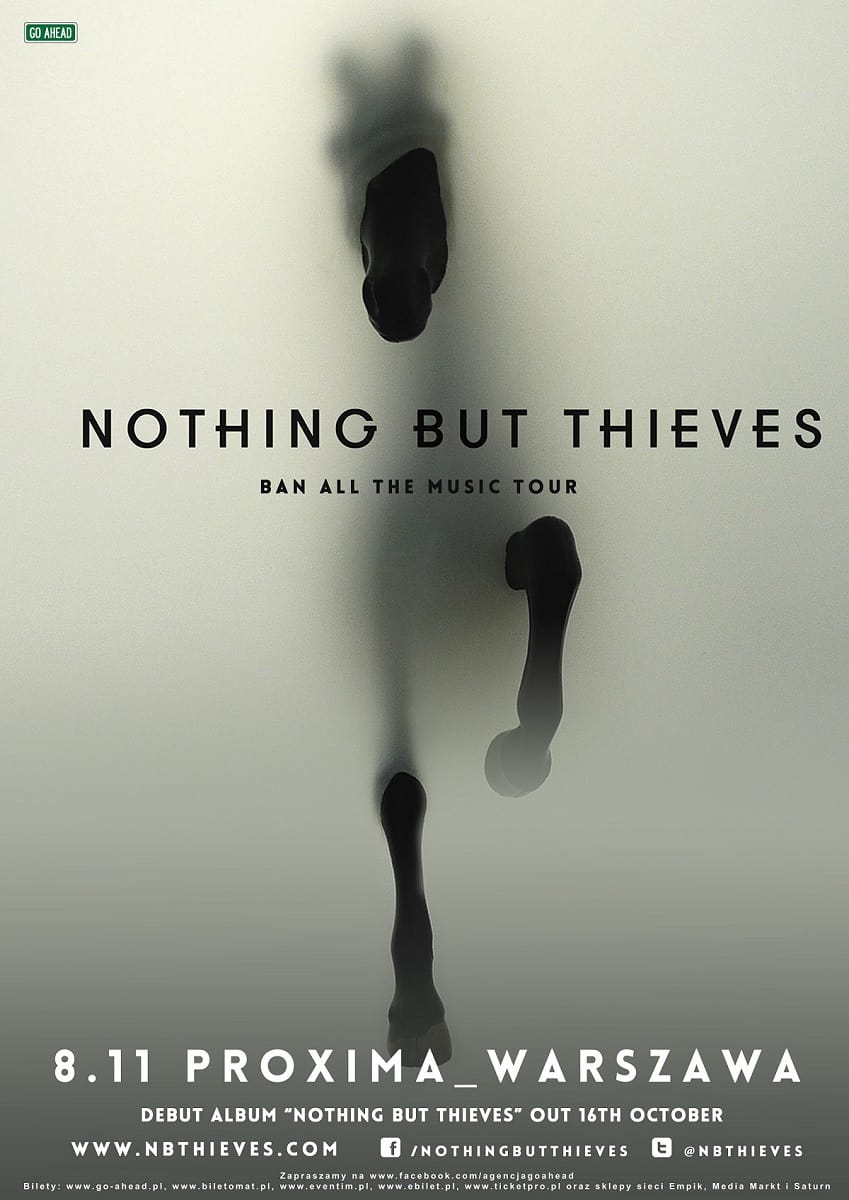 Nothing But Thieves w trasie promującej debiutancką płytę!